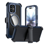 Coque de téléphone magnétique en acrylique à couverture complète avec clip arrière, pour iPhone 17 Pro Max, pour iPhone 17 Pro, pour iPhone 17, pour iPhone Air, pour iPhone 16 Pro Max, pour iPhone 16 Pro