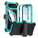 Coque de téléphone magnétique en acrylique à couverture complète avec clip arrière, pour iPhone 17 Pro Max, pour iPhone 17 Pro, pour iPhone 17, pour iPhone Air, pour iPhone 16 Pro Max, pour iPhone 16 Pro
