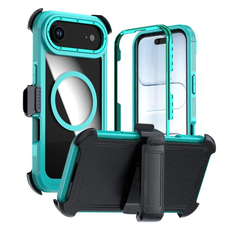 Coque de téléphone magnétique en acrylique à couverture complète avec clip arrière, pour iPhone 17 Pro Max, pour iPhone 17 Pro, pour iPhone 17, pour iPhone Air, pour iPhone 16 Pro Max, pour iPhone 16 Pro