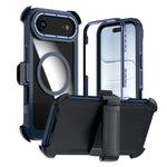 Coque de téléphone magnétique en acrylique à couverture complète avec clip arrière, pour iPhone 17 Pro Max, pour iPhone 17 Pro, pour iPhone 17, pour iPhone Air, pour iPhone 16 Pro Max, pour iPhone 16 Pro