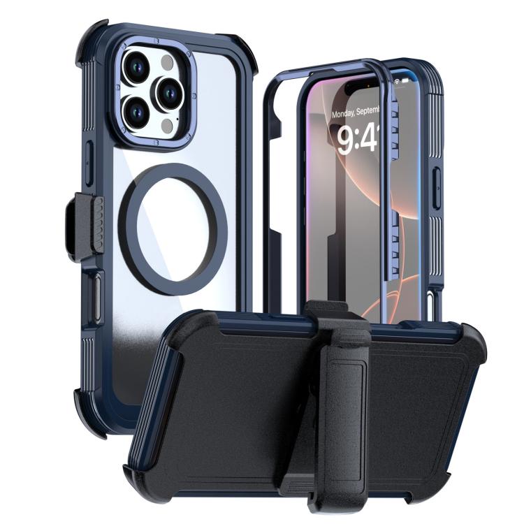 Coque de téléphone magnétique en acrylique à couverture complète avec clip arrière, pour iPhone 17 Pro Max, pour iPhone 17 Pro, pour iPhone 17, pour iPhone Air, pour iPhone 16 Pro Max, pour iPhone 16 Pro