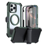 Coque de téléphone magnétique en acrylique à couverture complète avec clip arrière, pour iPhone 17 Pro Max, pour iPhone 17 Pro, pour iPhone 17, pour iPhone Air, pour iPhone 16 Pro Max, pour iPhone 16 Pro