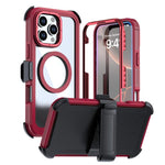 Coque de téléphone magnétique en acrylique à couverture complète avec clip arrière, pour iPhone 17 Pro Max, pour iPhone 17 Pro, pour iPhone 17, pour iPhone Air, pour iPhone 16 Pro Max, pour iPhone 16 Pro