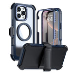 Coque de téléphone magnétique en acrylique à couverture complète avec clip arrière, pour iPhone 17 Pro Max, pour iPhone 17 Pro, pour iPhone 17, pour iPhone Air, pour iPhone 16 Pro Max, pour iPhone 16 Pro