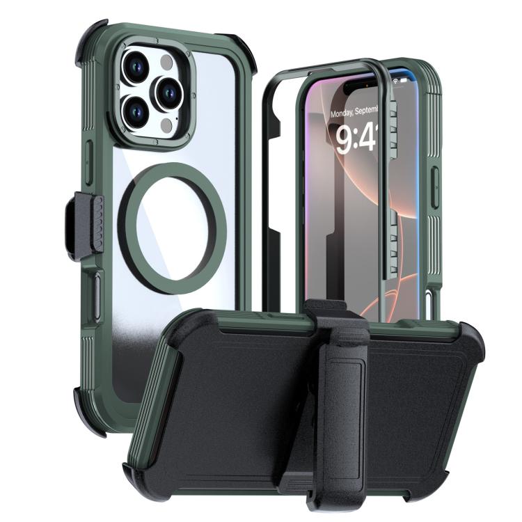 Coque de téléphone magnétique en acrylique à couverture complète avec clip arrière, pour iPhone 17 Pro Max, pour iPhone 17 Pro, pour iPhone 17, pour iPhone Air, pour iPhone 16 Pro Max, pour iPhone 16 Pro