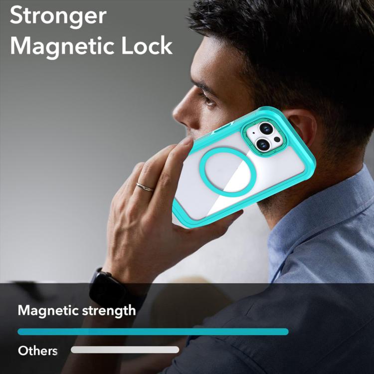 Coque de téléphone magnétique en acrylique à couverture complète avec clip arrière, pour iPhone 14 / 13, pour iPhone 14 Pro, pour iPhone 14 Pro Max, pour iPhone 13 Pro Max, pour iPhone 13 Pro, pour iPhone 12 / 12 Pro