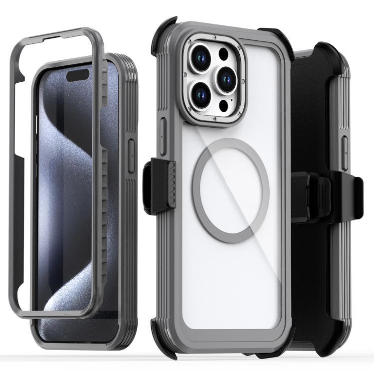 Coque de téléphone magnétique en acrylique à couverture complète avec clip arrière, pour iPhone 14 / 13, pour iPhone 14 Pro, pour iPhone 14 Pro Max, pour iPhone 13 Pro Max, pour iPhone 13 Pro, pour iPhone 12 / 12 Pro