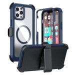 Étui de téléphone magnétique en acrylique avec clip arrière, pour iPhone 12 Pro Max