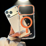 CICI-CITY Coque de téléphone magnétique transparente IMD auto-réparatrice, pour iPhone 17 Pro Max, pour iPhone 17 Pro