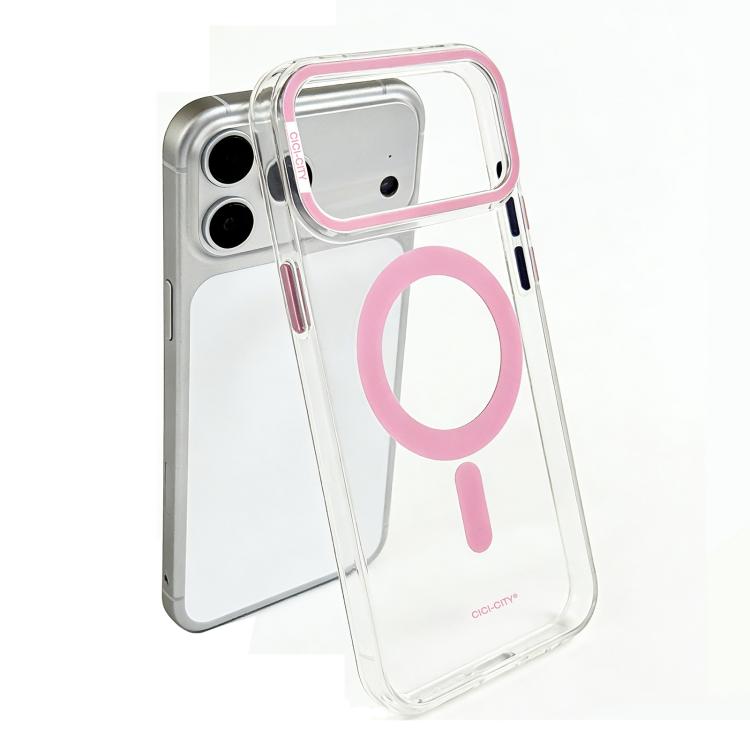 CICI-CITY Coque de téléphone magnétique transparente IMD auto-réparatrice, pour iPhone 17 Pro Max, pour iPhone 17 Pro