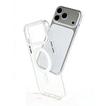 CICI-CITY Coque de téléphone magnétique transparente IMD auto-réparatrice, pour iPhone 17 Pro Max, pour iPhone 17 Pro
