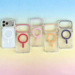 CICI-CITY Coque de téléphone magnétique transparente IMD auto-réparatrice, pour iPhone 17 Pro Max, pour iPhone 17 Pro