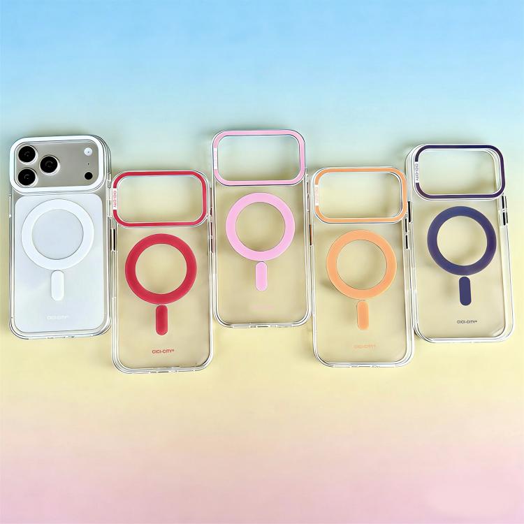 CICI-CITY Coque de téléphone magnétique transparente IMD auto-réparatrice, pour iPhone 17 Pro Max, pour iPhone 17 Pro