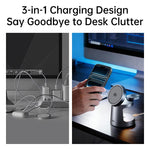 Chargeur magnétique sans fil ROCK W56 3-en-1 avec Qi2.2 25W, W56