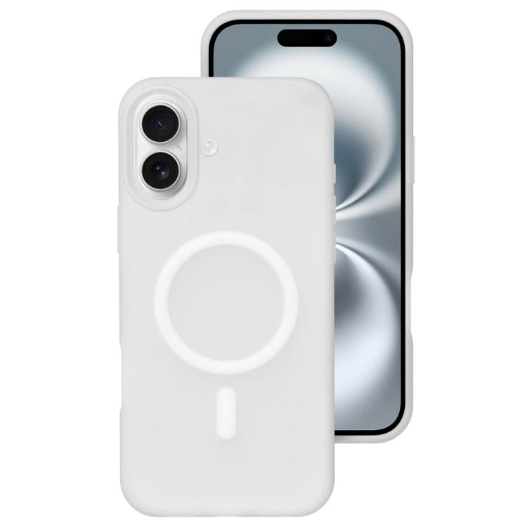 Étui de téléphone magnétique en silicone liquide avec couleurs cristallines et toucher doux pour la peau, pour iPhone 16, pour iPhone 15 Pro Max, pour iPhone 15 Pro, pour iPhone 15