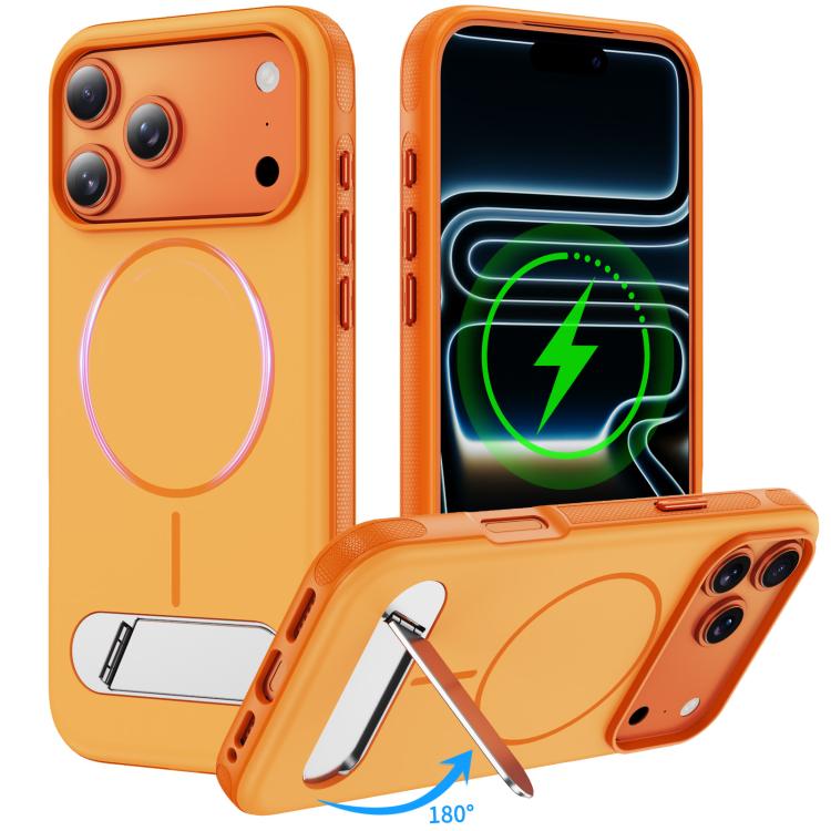 Coque magnétique bicolore imitation originale avec support, Pour iPhone 17 Pro Max, Pour iPhone 17 Pro