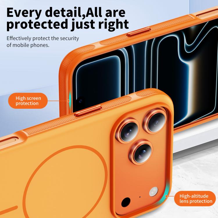 Coque magnétique bicolore imitation originale avec support, Pour iPhone 17 Pro Max, Pour iPhone 17 Pro