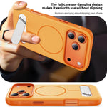 Coque magnétique bicolore imitation originale avec support, Pour iPhone 17 Pro Max, Pour iPhone 17 Pro