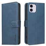 Coque de téléphone en cuir végétalien RFID texturé en cuir de veau de couleur unie, pour iPhone XS Max, pour iPhone 6 Plus/7 Plus/8 Plus, pour iPhone 6 / 7 / 8