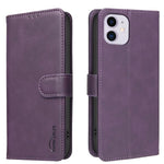 Coque de téléphone en cuir végétalien RFID texturé en cuir de veau de couleur unie, pour iPhone XS Max, pour iPhone 6 Plus/7 Plus/8 Plus, pour iPhone 6 / 7 / 8