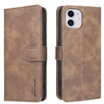 Coque de téléphone en cuir végétalien RFID texturé en cuir de veau de couleur unie, pour iPhone XS Max, pour iPhone 6 Plus/7 Plus/8 Plus, pour iPhone 6 / 7 / 8