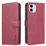 Coque de téléphone en cuir végétalien RFID texturé en cuir de veau de couleur unie, pour iPhone XS Max, pour iPhone 6 Plus/7 Plus/8 Plus, pour iPhone 6 / 7 / 8