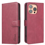 Coque de téléphone en cuir végétalien RFID texturé en cuir de veau de couleur unie, pour iPhone XS Max, pour iPhone 6 Plus/7 Plus/8 Plus, pour iPhone 6 / 7 / 8
