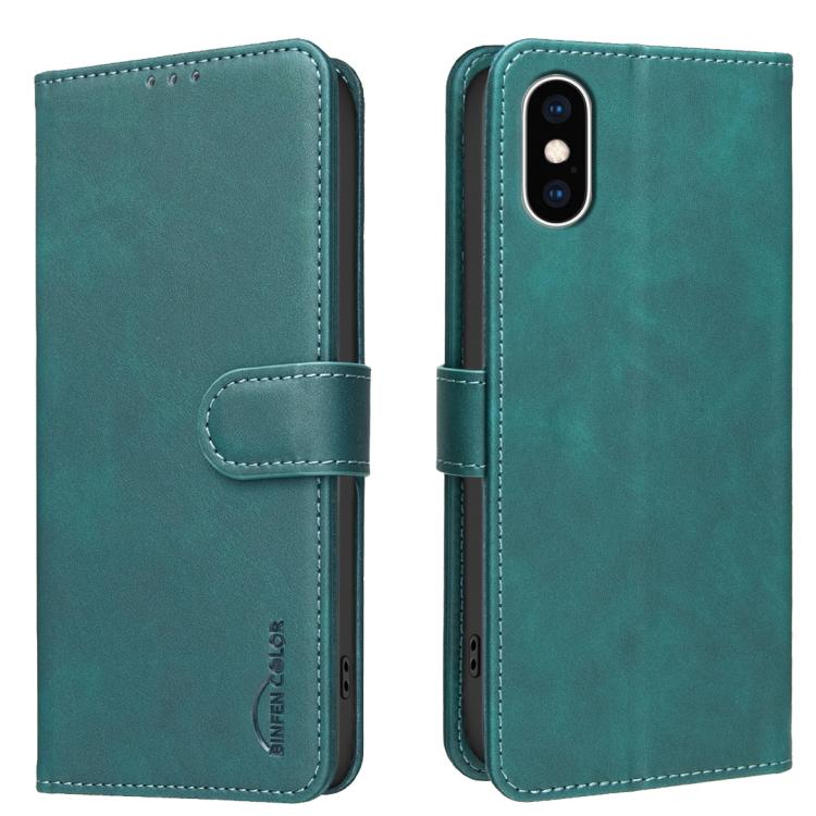 Coque de téléphone en cuir végétalien RFID texturé en cuir de veau de couleur unie, pour iPhone XS Max, pour iPhone 6 Plus/7 Plus/8 Plus, pour iPhone 6 / 7 / 8