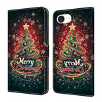 Coque de téléphone en cuir végétalien peint effet cristal, Pour iPhone 17e / 16e, Pour iPhone 17 Pro Max, Pour iPhone 17 Pro, Pour iPhone 17