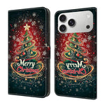 Coque de téléphone en cuir végétalien peint effet cristal, Pour iPhone 17e / 16e, Pour iPhone 17 Pro Max, Pour iPhone 17 Pro, Pour iPhone 17