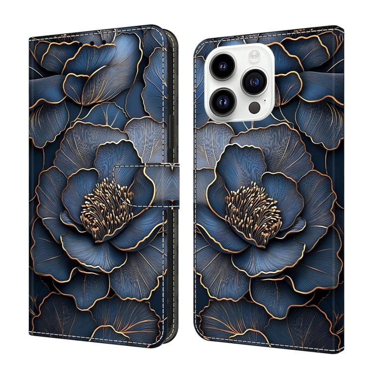 Crystal-Like Painted Vegan Leather Phone Case, For iPhone Air, For iPhone 16 Pro Max, For iPhone 16 Pro, For iPhone 16