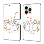 Crystal-Like Painted Vegan Leather Phone Case, For iPhone Air, For iPhone 16 Pro Max, For iPhone 16 Pro, For iPhone 16