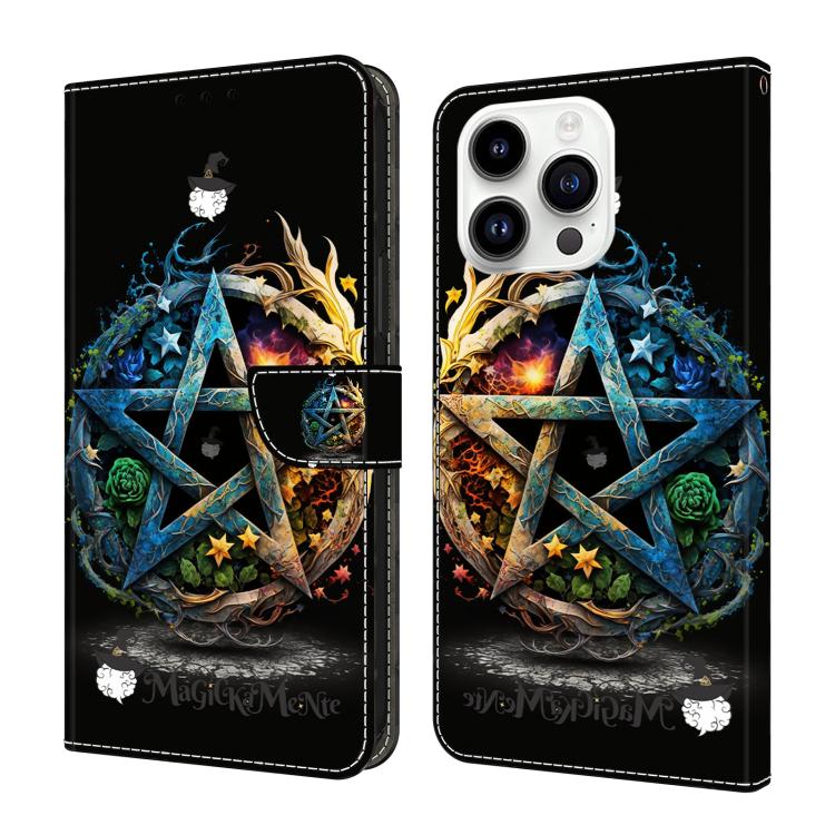 Crystal-Like Painted Vegan Leather Phone Case, For iPhone Air, For iPhone 16 Pro Max, For iPhone 16 Pro, For iPhone 16