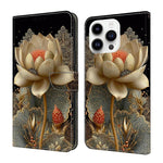 Crystal-Like Painted Vegan Leather Phone Case, For iPhone Air, For iPhone 16 Pro Max, For iPhone 16 Pro, For iPhone 16