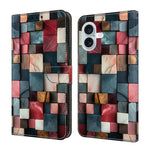 Crystal-Like Painted Vegan Leather Phone Case, For iPhone Air, For iPhone 16 Pro Max, For iPhone 16 Pro, For iPhone 16