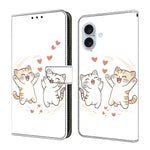 Crystal-Like Painted Vegan Leather Phone Case, For iPhone Air, For iPhone 16 Pro Max, For iPhone 16 Pro, For iPhone 16
