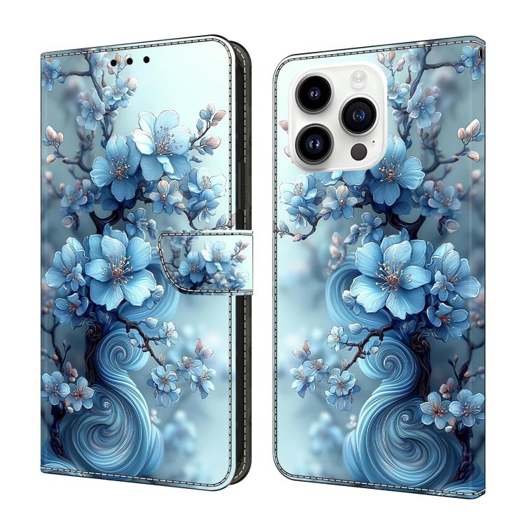 Coque de téléphone en cuir végétalien peint à l'aspect cristal, pour iPhone 15 Pro Max, pour iPhone 15 Pro, pour iPhone 14 / 13, pour iPhone 14 Pro