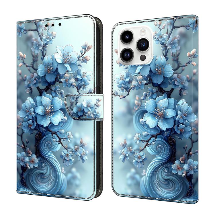 Coque de téléphone en cuir végétalien peint à l'aspect cristal, pour iPhone 15 Pro Max, pour iPhone 15 Pro, pour iPhone 14 / 13, pour iPhone 14 Pro