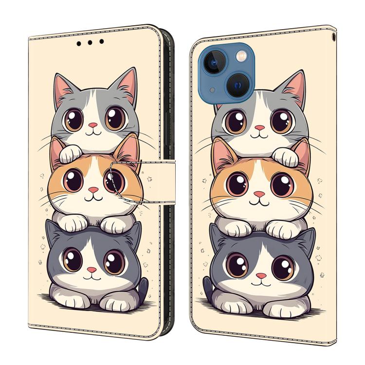 Coque de téléphone en cuir végétalien peint à l'aspect cristal, pour iPhone 15 Pro Max, pour iPhone 15 Pro, pour iPhone 14 / 13, pour iPhone 14 Pro