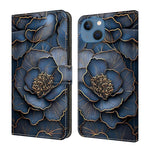 Coque de téléphone en cuir végétalien peint à l'aspect cristal, pour iPhone 15 Pro Max, pour iPhone 15 Pro, pour iPhone 14 / 13, pour iPhone 14 Pro