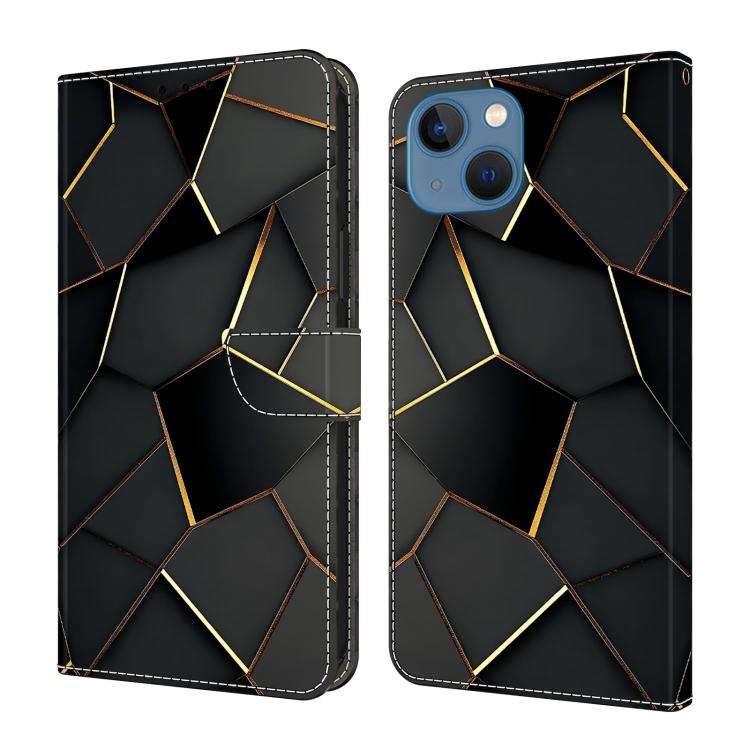 Coque de téléphone en cuir végétalien peint à l'aspect cristal, pour iPhone 15 Pro Max, pour iPhone 15 Pro, pour iPhone 14 / 13, pour iPhone 14 Pro