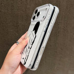 Coque de téléphone translucide IMD motif crème, Pour iPhone 11 Pro Max, Pour iPhone 11, Pour iPhone 11 Pro, Pour iPhone X / XS, Pour iPhone XR, Pour iPhone XS Max, Pour iPhone 8 Plus / 7 Plus