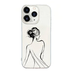 Coque de téléphone translucide IMD motif crème, Pour iPhone 11 Pro Max, Pour iPhone 11, Pour iPhone 11 Pro, Pour iPhone X / XS, Pour iPhone XR, Pour iPhone XS Max, Pour iPhone 8 Plus / 7 Plus