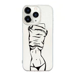 Coque de téléphone translucide IMD motif crème, Pour iPhone 11 Pro Max, Pour iPhone 11, Pour iPhone 11 Pro, Pour iPhone X / XS, Pour iPhone XR, Pour iPhone XS Max, Pour iPhone 8 Plus / 7 Plus