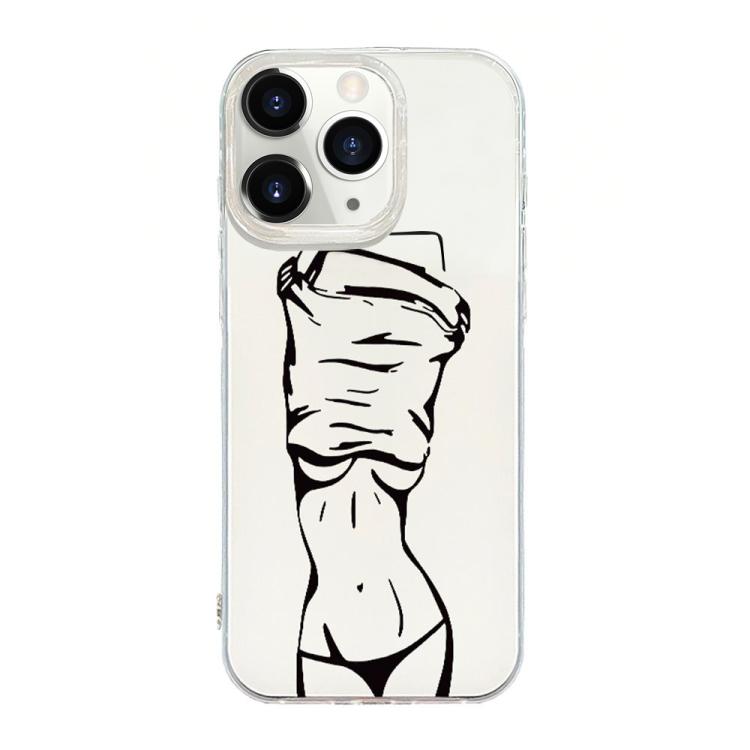 Coque de téléphone translucide IMD motif crème, Pour iPhone 11 Pro Max, Pour iPhone 11, Pour iPhone 11 Pro, Pour iPhone X / XS, Pour iPhone XR, Pour iPhone XS Max, Pour iPhone 8 Plus / 7 Plus