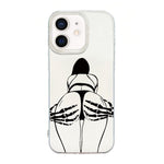 Coque de téléphone translucide IMD motif crème, Pour iPhone 11 Pro Max, Pour iPhone 11, Pour iPhone 11 Pro, Pour iPhone X / XS, Pour iPhone XR, Pour iPhone XS Max, Pour iPhone 8 Plus / 7 Plus