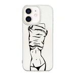 Coque de téléphone translucide IMD motif crème, Pour iPhone 11 Pro Max, Pour iPhone 11, Pour iPhone 11 Pro, Pour iPhone X / XS, Pour iPhone XR, Pour iPhone XS Max, Pour iPhone 8 Plus / 7 Plus