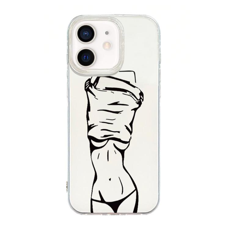Coque de téléphone translucide IMD motif crème, Pour iPhone 11 Pro Max, Pour iPhone 11, Pour iPhone 11 Pro, Pour iPhone X / XS, Pour iPhone XR, Pour iPhone XS Max, Pour iPhone 8 Plus / 7 Plus