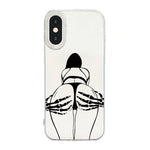 Coque de téléphone translucide IMD motif crème, Pour iPhone 11 Pro Max, Pour iPhone 11, Pour iPhone 11 Pro, Pour iPhone X / XS, Pour iPhone XR, Pour iPhone XS Max, Pour iPhone 8 Plus / 7 Plus