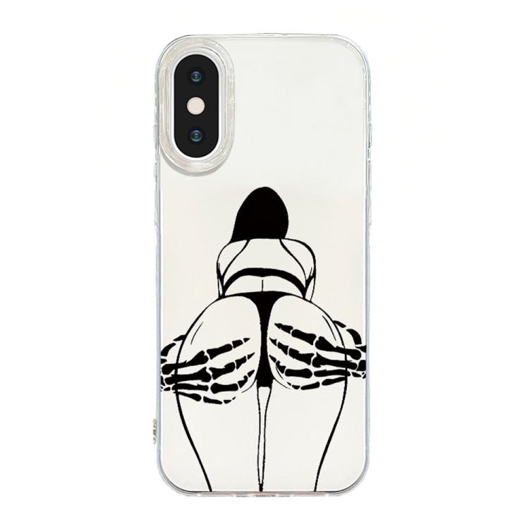 Coque de téléphone translucide IMD motif crème, Pour iPhone 11 Pro Max, Pour iPhone 11, Pour iPhone 11 Pro, Pour iPhone X / XS, Pour iPhone XR, Pour iPhone XS Max, Pour iPhone 8 Plus / 7 Plus